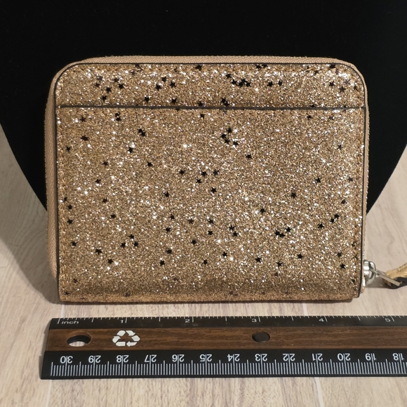 Coach Star Glitter Small Zip Around Wallet - Picture 2 of 5